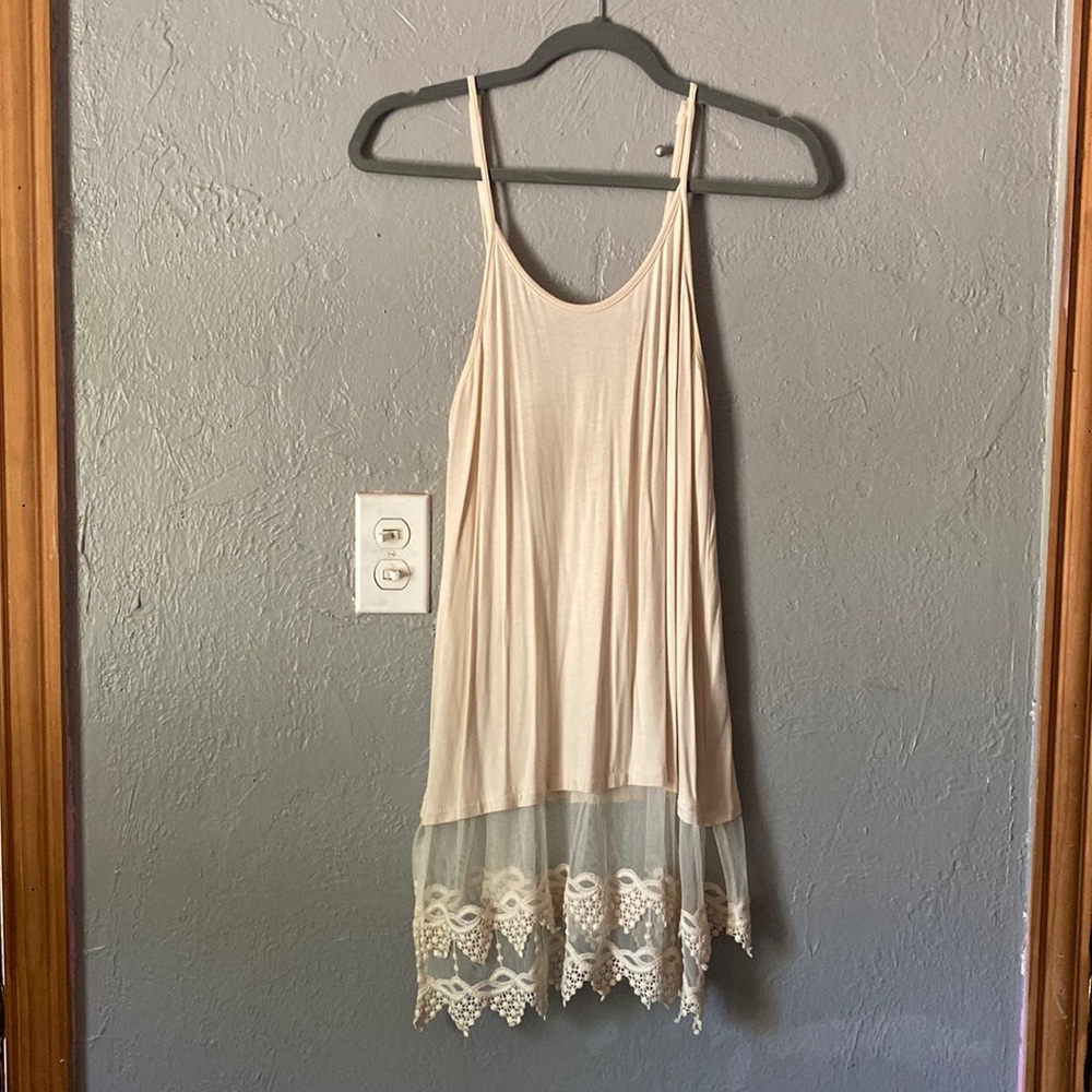 Slip dress, cream, M, Origami